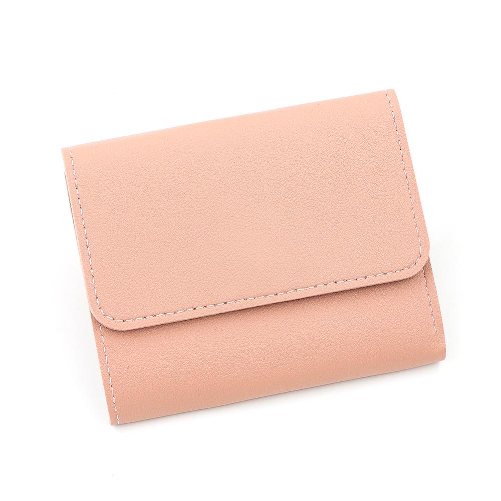 Women's Large Capacity Trifold Wallet & Coin Purse - Korean Fresh & Ladylike Style with Card Holder