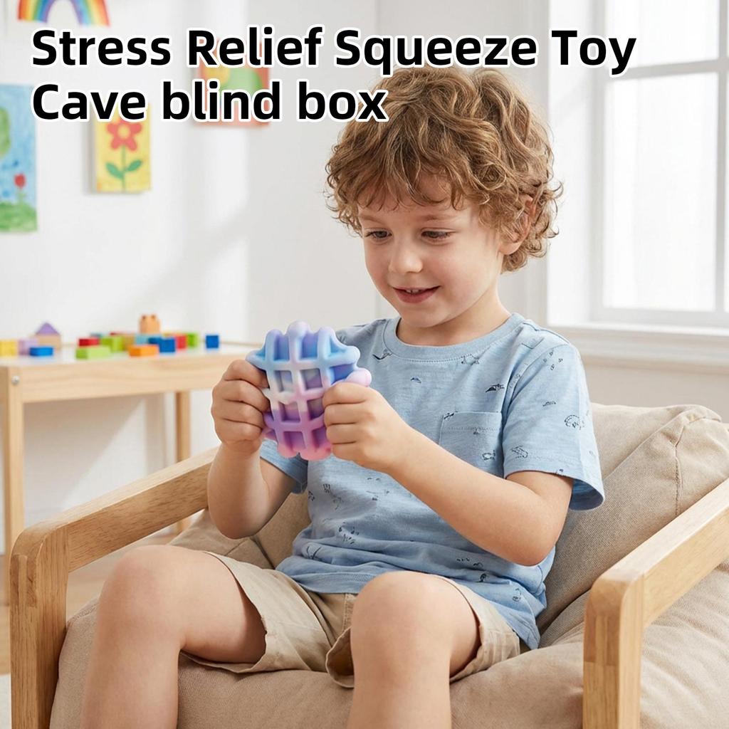 24pc 3D Plastic Stress Ball ,Cave, Vent, Soft Rubber Toy