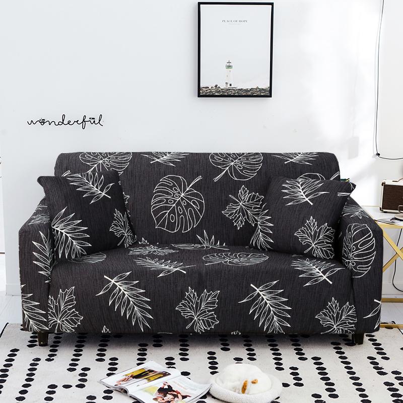 Trykt Stretch Sofatrekk Elastisk Polyester Spandex Sofatrekk, Universalt Tilpasset Sofatrekk for Sofamøbelbeskytter