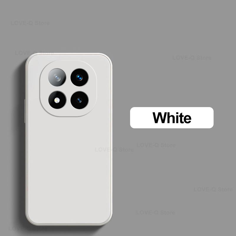 For Redmi Note 14 Pro Plus 5G Case Luxury Liquid Silicone Phone Case For Xiaomi Redmi Note 14 Note14 Pro Plus Shockproof Soft Cover