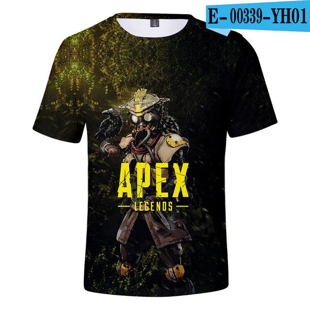 Kids T Shirt 3d Apex Legends Clothing Children Boys Girls Short Sleeve Tshirt Outerwear T -Shirt Children Clothe Tee 