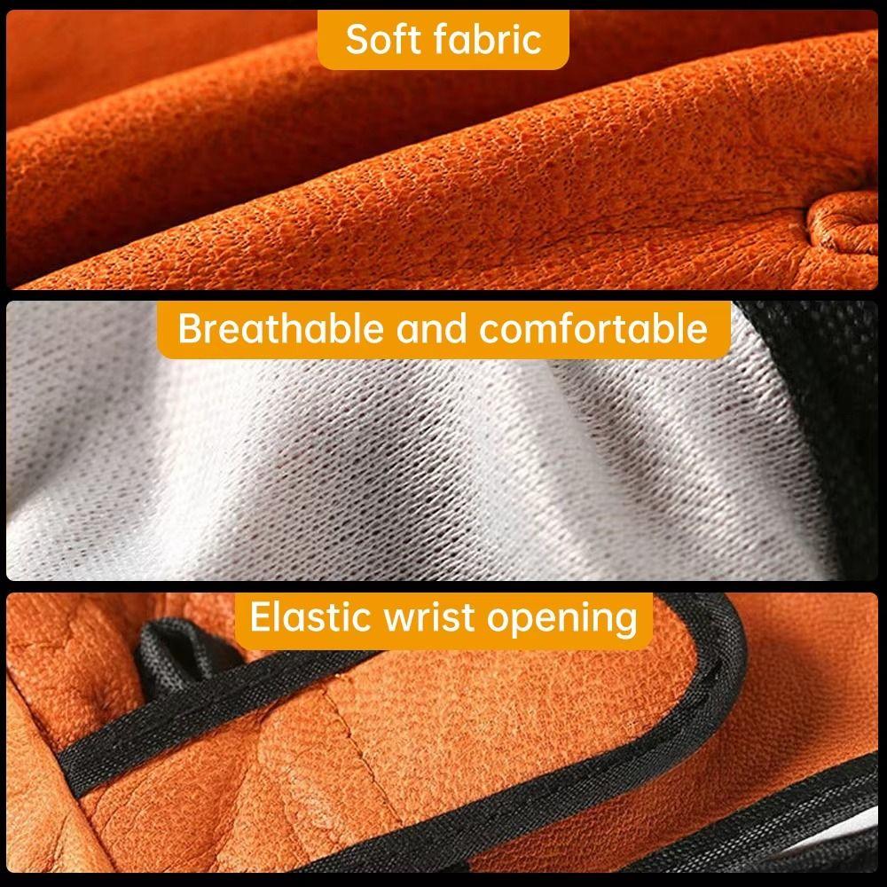 Comfortable Gardening Safety Gloves Flexible Driving Gloves Leather Working Gloves  Farms