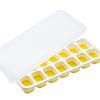 Ice Cube Tray Silicone Mold with Cover Square 14-cube Easy Release Ice Cube Molds Summer Kitchen Bar DIY Iced Drink Maker Tools