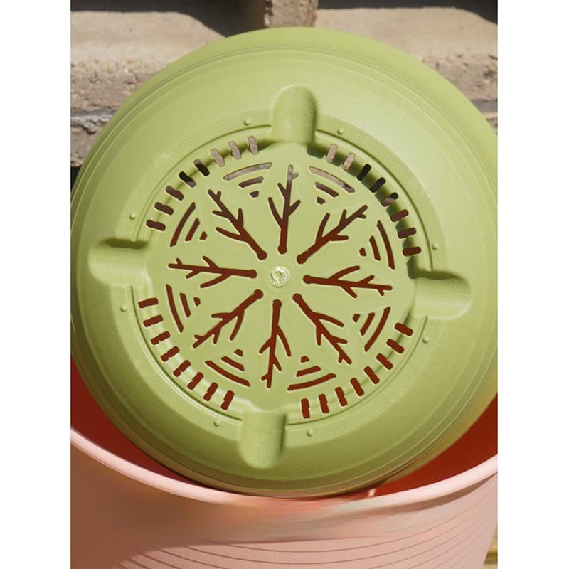 Durable Faux Ceramic Resin Flower Pot