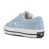 Converse One Star Suede OX Blue Chill Unisex Sneakers White Black 159768C