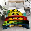 Spel N-Ninjagos Plaid voor Jongens Zomerkamp Bank Bed Zacht Pluizig Meerdere Maten Dutbed Sprei Alle Seizoenen