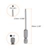 Magnetic Phillips Screwdriver Bit PH0 PH1 PH2 PH3 1/4" Hex Shank 65mm S2 Steel Screw Driver Bit Cross Head Electric Drill Bits