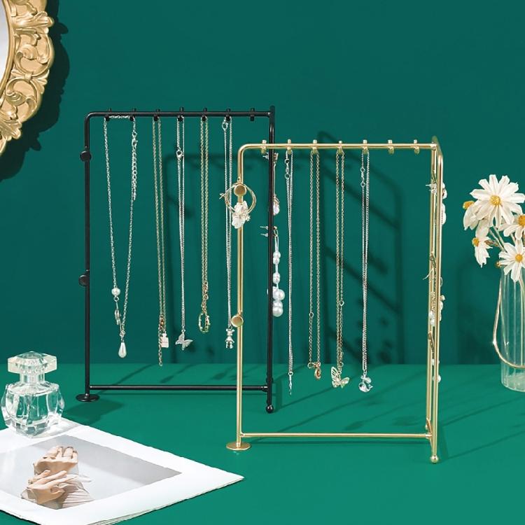Jewelry Display Rack Iron Stand for Organizing Home Decor Durable Jewelry Holder