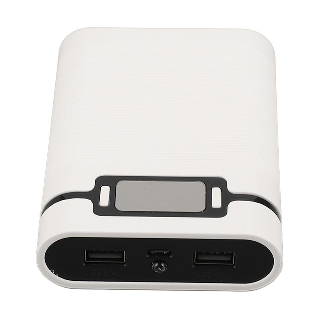 Battery Charger Outer Case 4pcs 18650 Batteries Dual USB Solderless LED Function Portable DIY Power