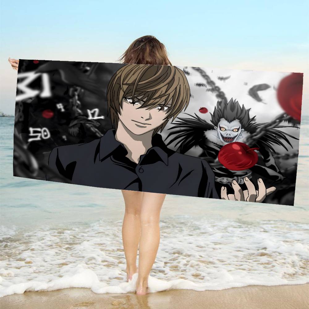 Anime Death Note Microfiber Beach Towel Absorbent Quick dry Soft Yoga Swimming Resort Mountain Climbing Towel