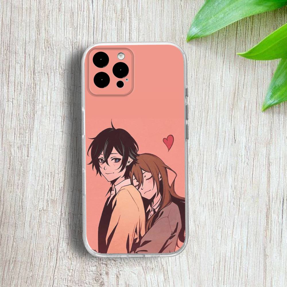 H-Horimiya Anime Phone Case For iPhone 17,16,15,14,13,12,11 Pro,Max,Plus,X,XS,XR,SE4,E Mini Transparent Soft Cover