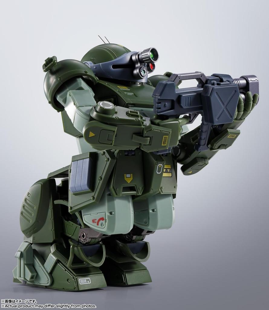 TAMASHII NATIONS R Armored Trooper Votoms Scope Approximately and PVC Action Figure HI-METAL Dog, 165mm, ABS, Die-cast, Pre-painted