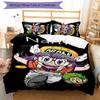 3pcs Custom Name Arale Norimaki Bedding Set Duvet Cover Closure Includes 1 Duvet Cover & 2 Pillowcases for All Seasons Bedroom Decor