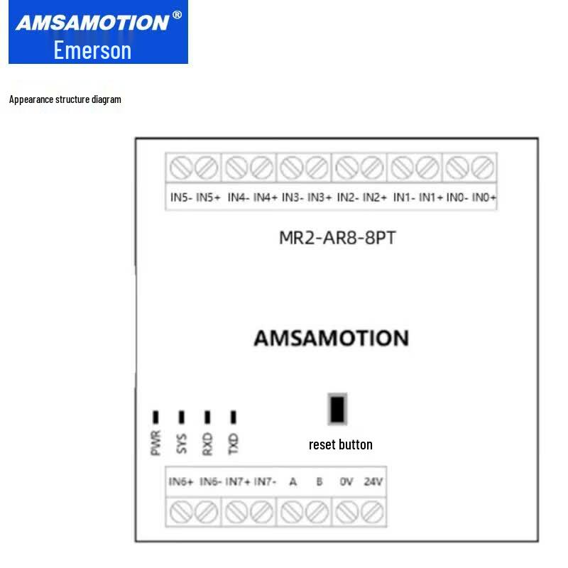 AIMOSUN RS485 Modbus 8-Channel PT100 RTD Temperature Transmitter