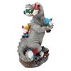 Outdoor Dinosaur Statue Multipurpose Innovative Fun Hand Crafted Resin Dinosaur Ornament for Garden