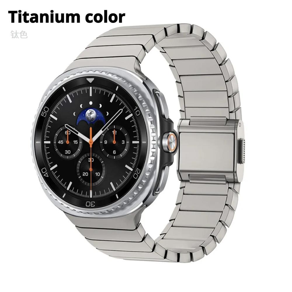 Magnetic Titanium Bracelet for Samsung Galaxy 8 40/44mm 8Classic 46mm Stainless Steel Metal Band for SAMSUNG Galaxy Ultra 47mm 2025 Strap