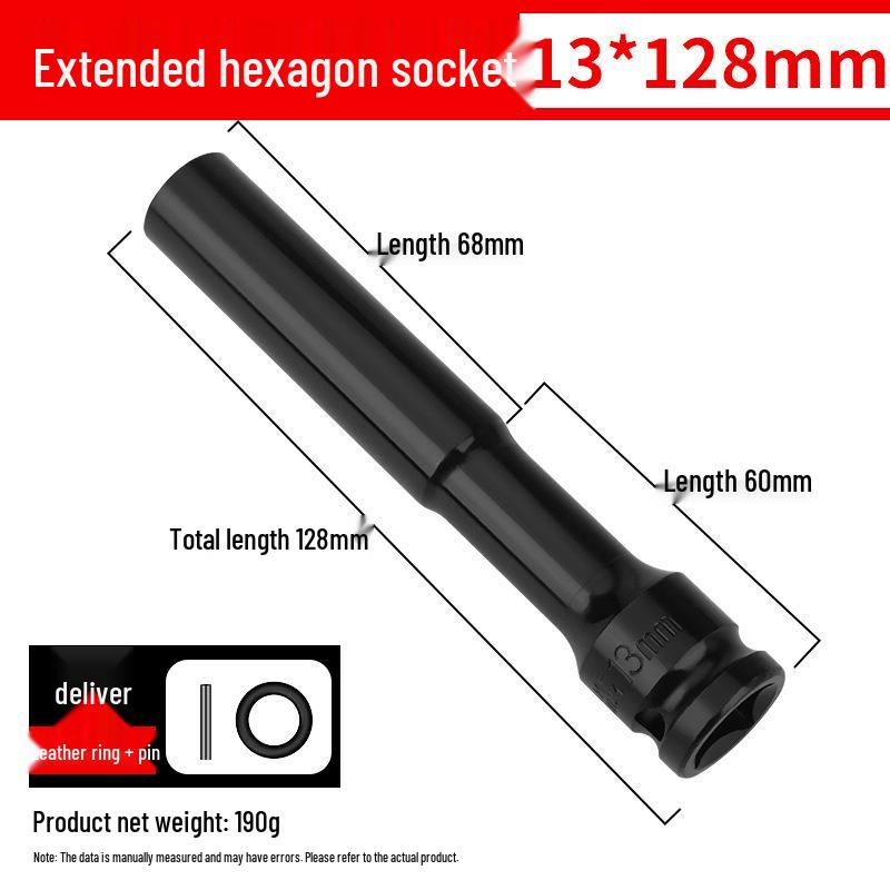 Ultra-Thin Long Thin-Wall Impact Socket Wrench for Motorcycle & Electric Vehicle Repair