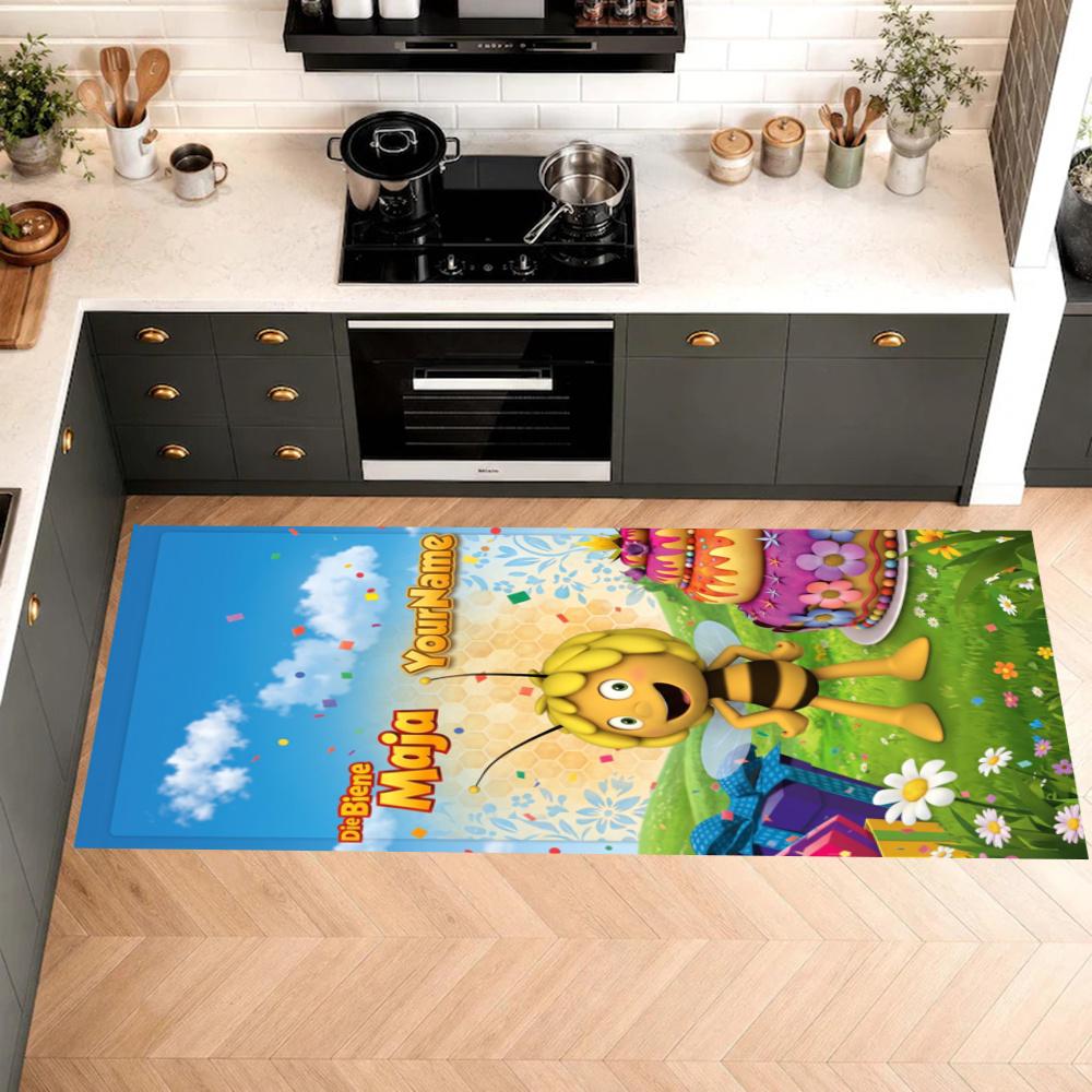 Biene Maja Customize Your Name Kitchen Rug Runner Rug Laundry Mat Hallway Entryway The Best Gift Choice