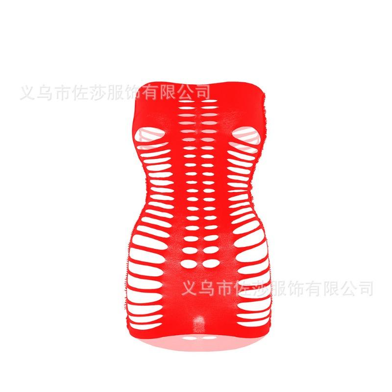 Sex Underwear Tube Top Hole Skirt Hollow