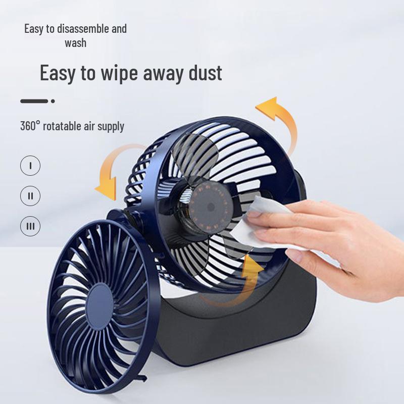 Portable Silent USB Mini Desktop Fan for Office and Dorms