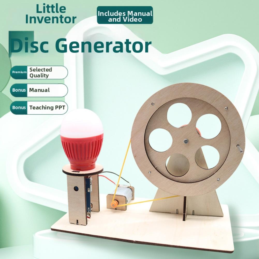 Hands On Educational Generator Kit Hand Cranked for Kids to Explore Electricity Generation and Support STEM Learning Goals