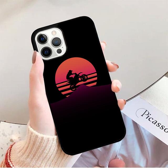 Moto Cross motorcycle sports Phone Case For iPhone 17 Air 16 15 14 13 12 Pro Max Plus Max Cover Shell