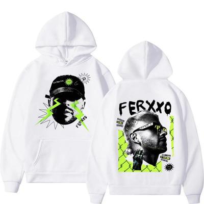 Feid Ferxxo Tour Hoodie Lässiger Vintage