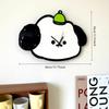 Cartoon Creative Decorative Wall-mounted Clock for Living Room, Bedroom and Studio, Silent Clock