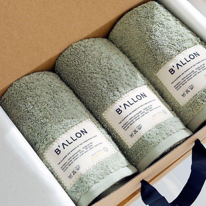 Songwol Towel Balon Towel Hotel Towel Face Towel 210g Coma 40 Count 3p (5 Colors)