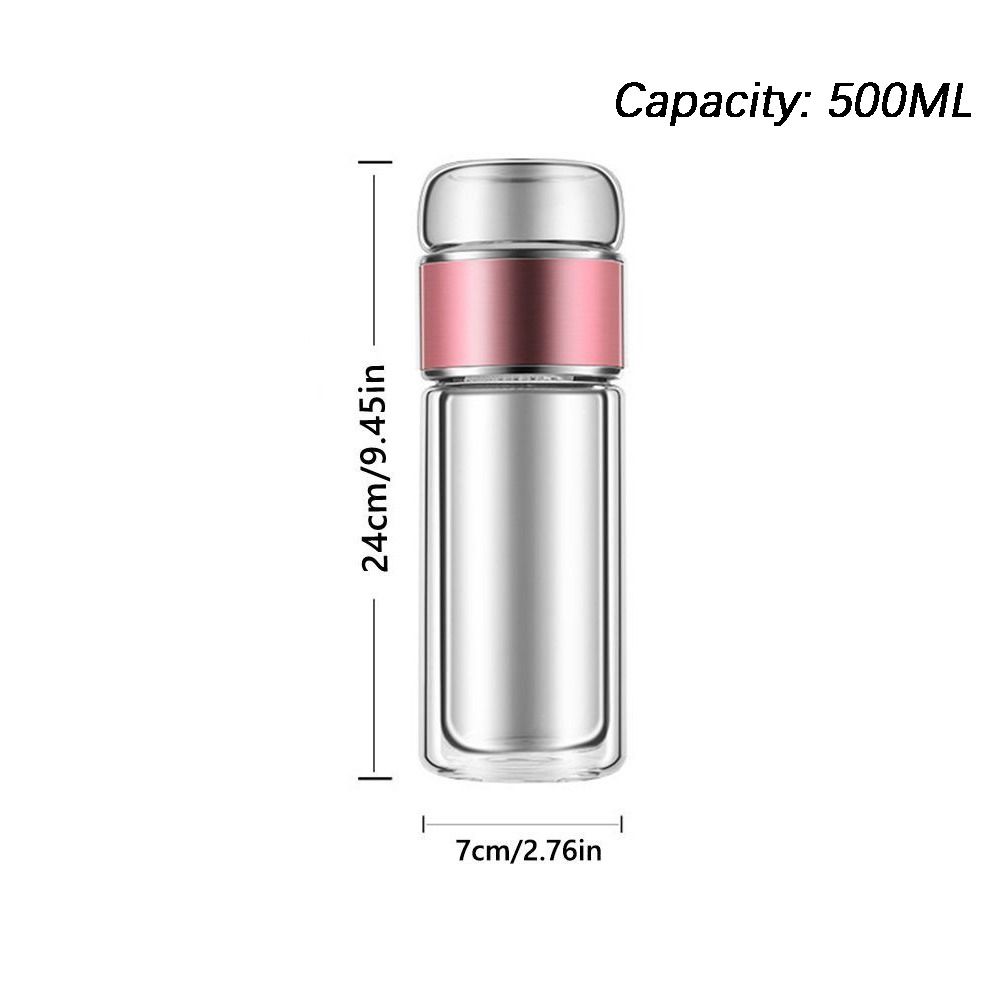 500ML Tea Water Bottle Tea Infuser Infuser Tumbler High Quality Tea Cup Office Use