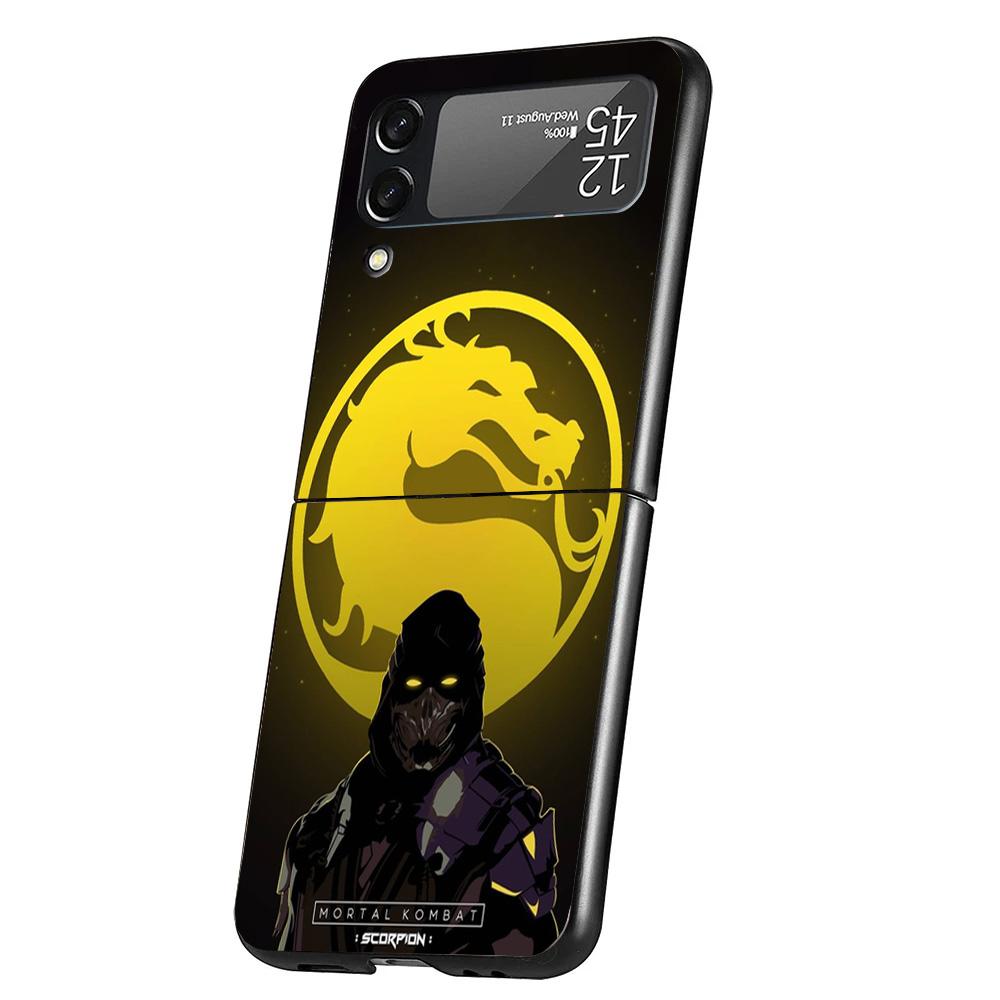 

Scorpion Zero Sub Mortal Kombat Cover Phone Case For Samsung Galaxy Z Flip 7 6 5 4 3 5G Flip7 Flip6 Flip5 Flip4 Flip3 Black Fund Samsung Z Flip 5