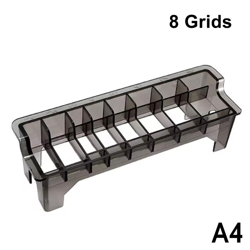 1Pc 8/10 Grid Hair Clipper Storage Organizer Box Limit Comb Salon Tool Special Accessories for Hairdressing