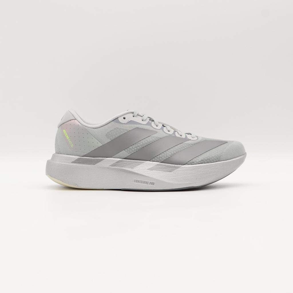 JR3419 Adidas Adizero Evo SL Silver Metallic Iron Metallic Halo Silver (Men's)