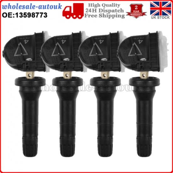 4X Датчик давления в шинах TPMS 13598773 13516165 для Vauxhall Astra K Mokka MokkaX