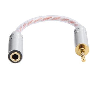 O Kabel Adapter Męski na Żeński Kabel Adapter do Konwersji Zestawu Słuchawkowego dla ZX300A HiFiman2.5mm