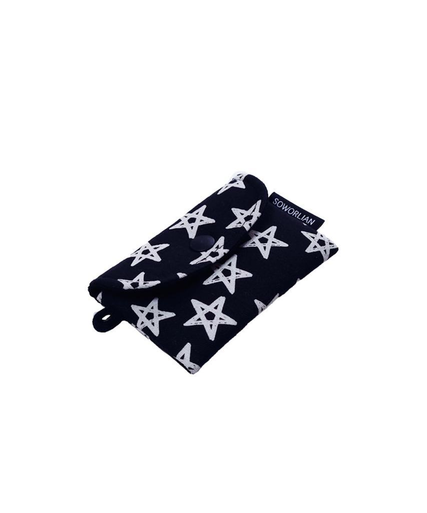 Soworlian Simple Card Wallet_Drawing Star