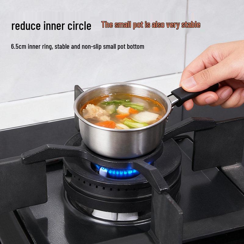 In-Stock Non-slip Gas Stove Rack: Fits Small Pots, Soup & Milk Pots, Household Natural Gas Accessories.