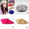 Stylish Women Solid Wool Beret French Artist Beanie Hat For Cozy Winter Days