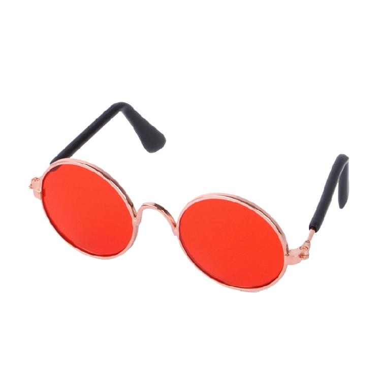Pet Halloween Costume 3Pcs Set Adjustable Orange Cloak Cute Horns Design