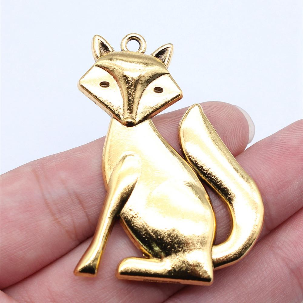 Charms Tiger Lion Wolf Pendants Kids' Jewelry Materials QC131