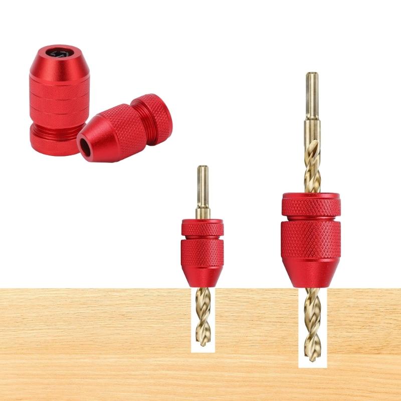 Drill Bit Depth Stop Collars Drill Depth Stop Bit Aluminum Drill Bit Depth Stop Accurate Drilling Range 5/64" -7/16"