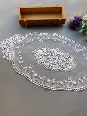 Embroidered Table Runner, Lace Table Lamp, Sofa Cushion Accessories Fabric