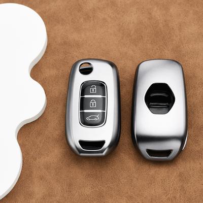 Auto Shell for Renault Captur Kadjar Daster Twingo Trafic Kwid Sandero Stepway Logan 2 Clio 5 Arkana Car Remote Key Case Cover