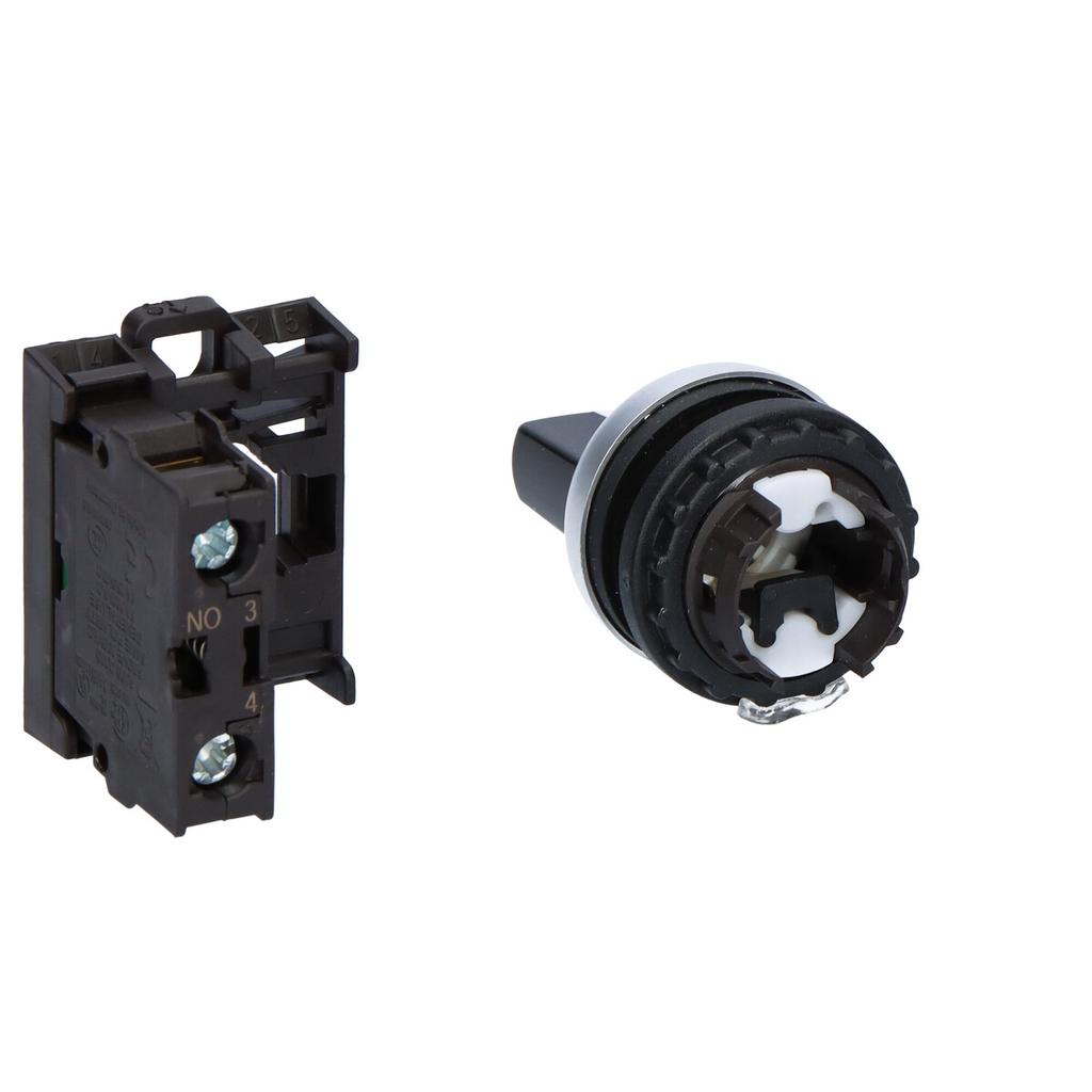 1-2 Position Switch M22-WRK/K10 Mounted To the Front Panel