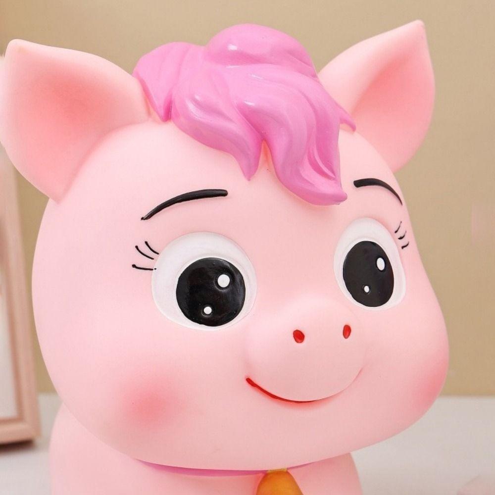 Durable Unbreakable Horse Money Jar Good Luck Cute Coin Saving Box Decorative Piggy Money Box Desktop Decor