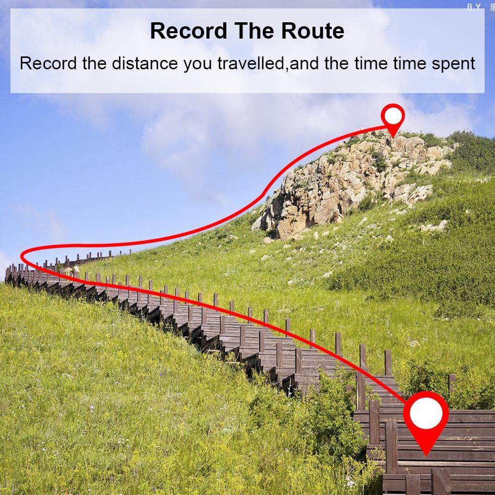 High-Precision Satellite Mini Handheld GPS Coordinates Compass Altitude locator Navigator Outdoor Sports Travel hiking Tracking