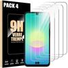 4x Tempered Glass for Samsung Galaxy A18 4G/5G, 9H Scratch-Resistant Transparent Protection