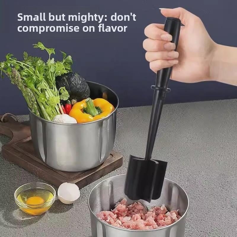 Modern Abs Handheld Meat Chopper With Stirring And Grinding For Food Prep And Gift Use