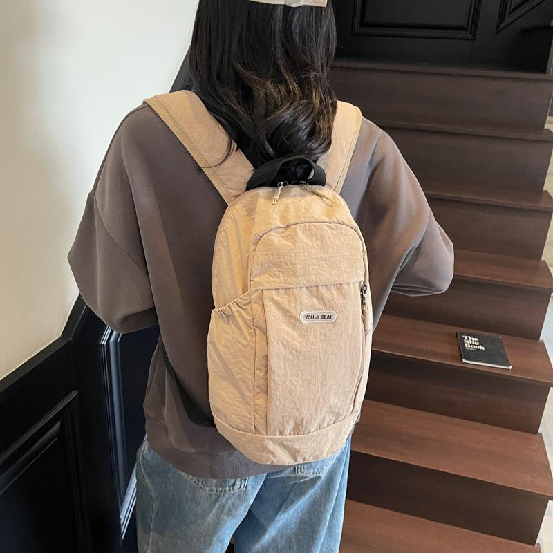Lightweight backpack women's new trendy summer fashion versatile leisure bag niche travel backpack
