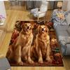 Weihnachtshund Heim Sofa Dekoration für Wohnzimmer & Schlafzimmer, Rutschfeste Spiel Flannel Bodenmatte für Spielzimmer